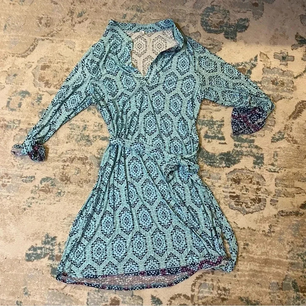 PinkBlush Maternity Fit & Flair Dress Size Large